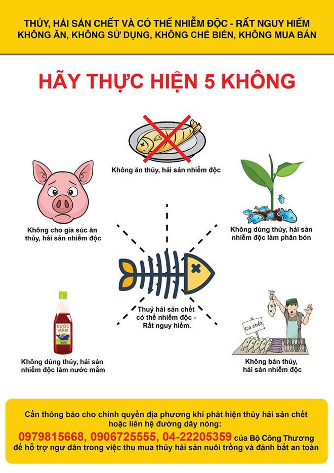 xử lý cá chết miền Trung