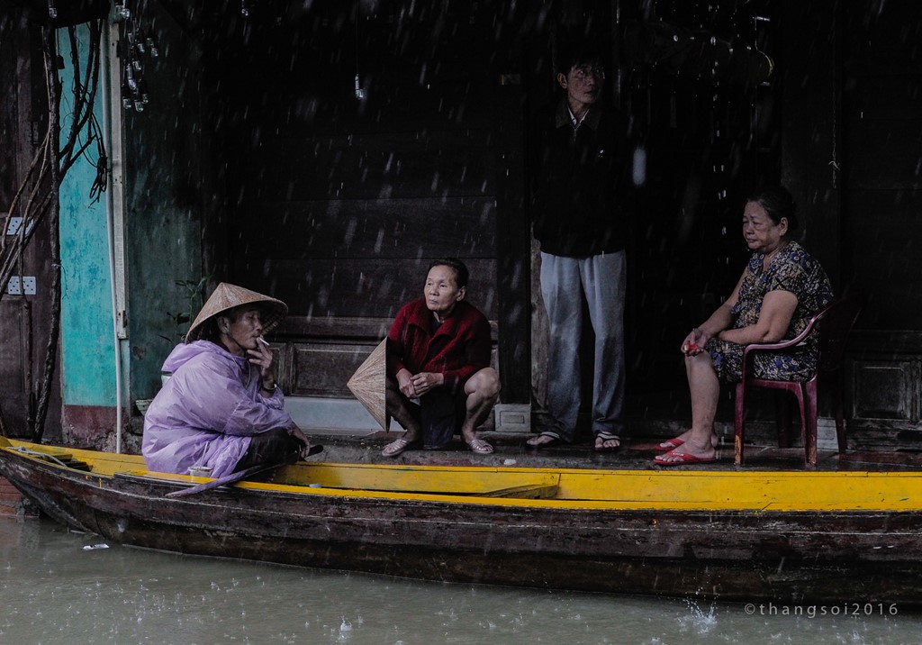 Hoi An chim trong bien nuoc hinh anh 12